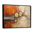thumbnail image 2 of Designart "Abstract Redwood Tree composition" Modern Floater Framed Canvas Print, 2 of 7