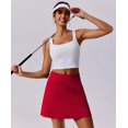 thumbnail image 6 of Pinspark Golf Skirts for Women 17" Tennis Skirt with 4 Pockets Stretchy Pickleball Skort Quick Dry Active Skirts A Line Skorts for Women Dressy Casual, 6 of 6