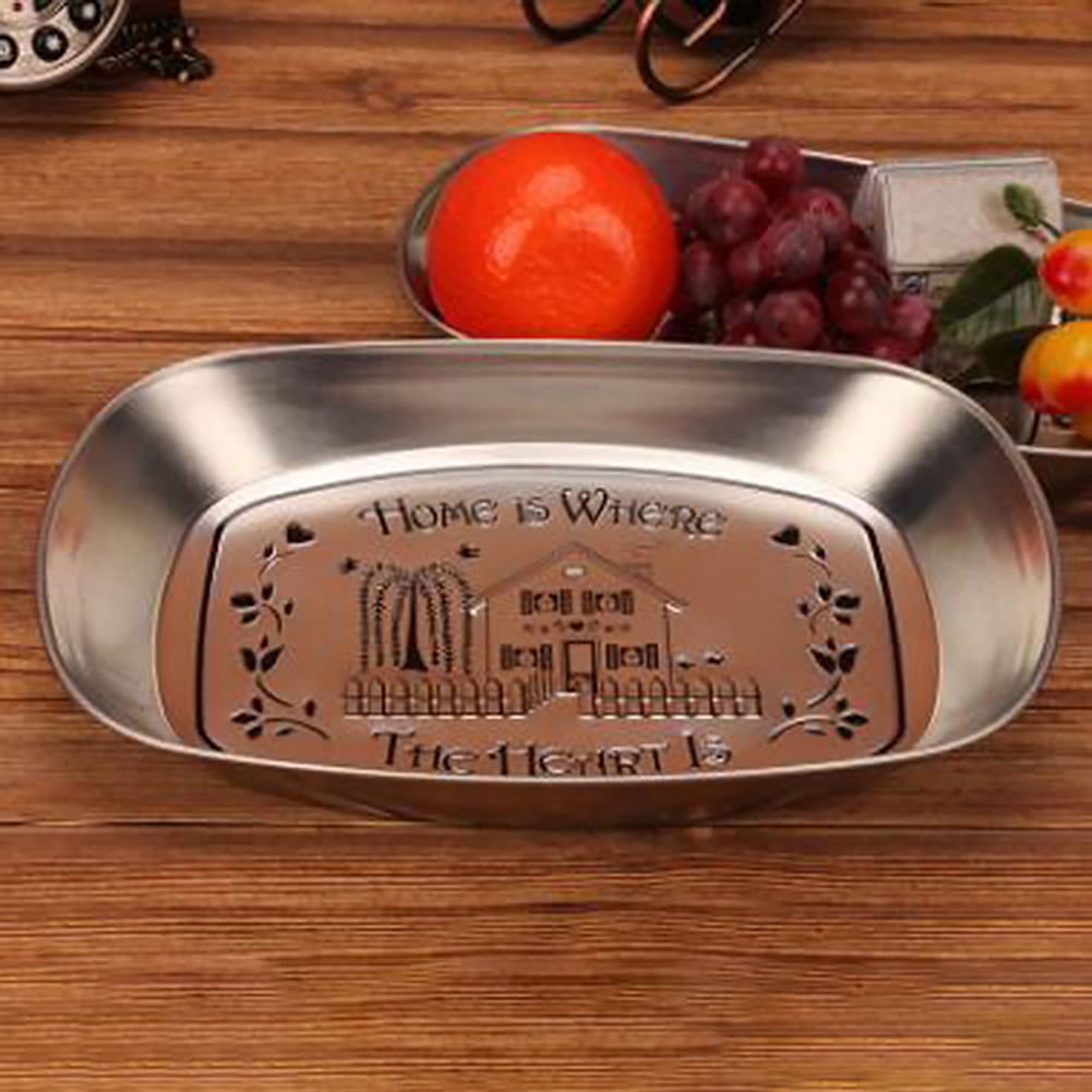 Details about   Retro Tinplate Rural Candy Snacks Pastry Dish Ship Type Small Tray Fruit Plate