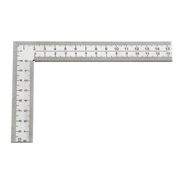 Upgraded Corner Squre Ruler Metal Steel 45°/90°Door & Window Angle Ruler Suitable for Home DIY Woodworking Construction