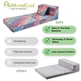 thumbnail image 4 of Colchoneta plegable de 3 cuerpos Sleep Mat MeMoreCool Unicornio Arcoíris que brilla en la oscuridad 160x66x13 cm, 4 of 9