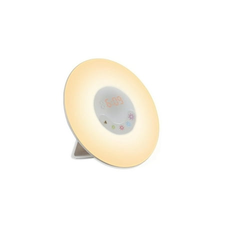 Sunrise Alarm Clock Light - Wake-up Light Alarm Clock Nature Sound Sunrise Simulation with Radio