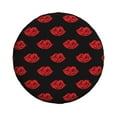 thumbnail image 3 of Spare Tire Cover, Red Beautiful Lips Wheel Cover Tire Covers for Trailers Car Truck Camper Universal Tire Covering Fits Diameter 14 inch, 3 of 7