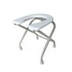 thumbnail image 2 of Asiento de inodoro plegable para personas mayores, taburete de inodoro en cuclillas, silla de ducha portátil Altura 30cm, 2 of 9