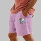 thumbnail image 2 of Pantalones Cortos para Hombre Cintura Elástica con Bolsillos Color Sólido Casual Cordón Suelto Pantalones Cortos de Ejercicio, 2 of 4