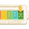 thumbnail image 3 of Peggybuy Social Battery Pin Creative Lapel for 7 Days A Week Lapel Pin for All Occasions, 3 of 9