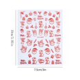 1 Pack Nail Stickers,Nail Sticker Christmas Christmas Santa Snowflake