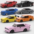 thumbnail image 2 of Supercar City Speed Champions Racing Sports Car E36 E46 Building Blocks MOC M3 E30 M4 Racers Vehicle M5 Technique Bricks Kid Toy, 2 of 10