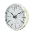 thumbnail image 1 of yuksok 70 mm Clock Insert Craft Clock Head Roman Numbers Quiet Repair Clock Mechanism Replacement Classic for Desk Office Home, 1 of 7