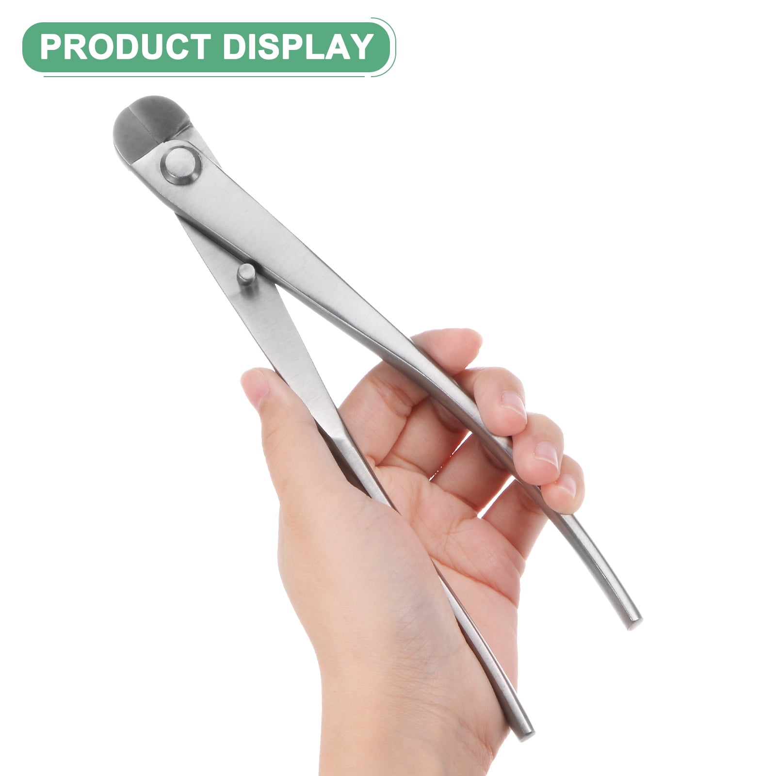 1 Pack Bonsai Tool - 8.3" Stainless Steel Wire Cutter, Applying to Garden (Silver)