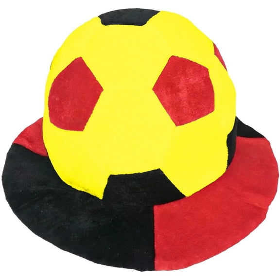 Vjnyvs Germany Football Fans Hat Novelty Flag Pattern Hat Funny Cheer Accessories for Football Party Celebration Accessories