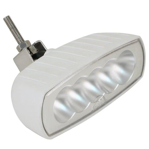 Scandvik 41440P Bracket Mount Spreader Light, White Boat Accessories