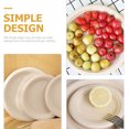 thumbnail image 6 of Soimiss Sugarcane Pulp Beige Paper Plates for Home  Party Tableware, 6 of 6