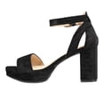 thumbnail image 3 of CL by Laundry Womens Gaily Block Heel Platform  Dress Sandals Shoes, 3 of 5
