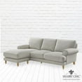 thumbnail image 5 of Lela Sofa Light Gray Linen Upholstered Sinuous Spring, 5 of 9