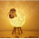 thumbnail image 5 of ZHAOCHENG Lámpara de noche LED Lámpara de noche de oveja de ratán de tres niveles, lámpara de noche para niños, para dormitorio, habitación de bebé, sala de estar, regalo, interruptor USB/botón - Empu, 5 of 5