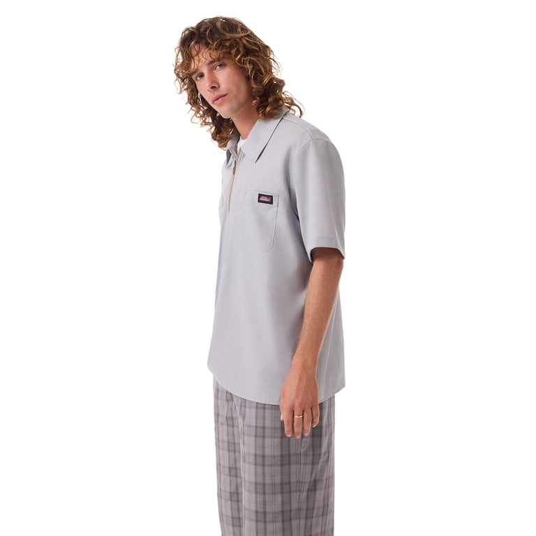 Genuine Dickies Men's 1/4 Zip Short Sleeve Workwear Shirt photo 6