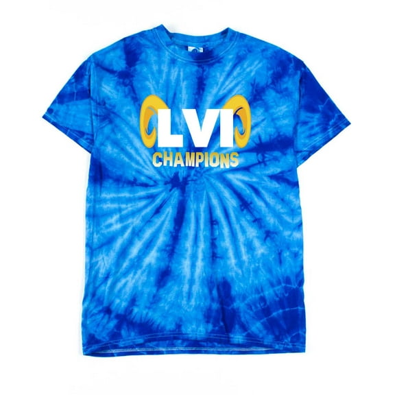 TIE-DYE Rams Matt Stafford Cooper Kupp Super Bowl Champs Champions LVI T-shirt