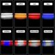 thumbnail image 4 of 1x Stroboscopes Strobe 12 LED Flash Light Auto 12-24V Emergency Flashing Side Marker Light Bars Constantly Bright Lights Amber, 4 of 5