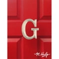 thumbnail image 1 of Michael Healy Designs MHMG2 Monogram Letter G Door Knocker, Nickel, 1 of 1