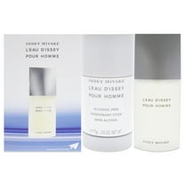 Issey Miyake L'eau D'issey Cologne Gift Set for Men (2PC), 2.5 oz EDT 2.6 oz Deodorant