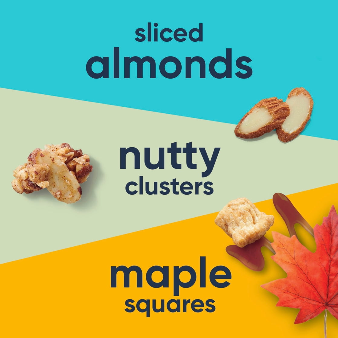 Ratio Trio Maple Almond Crunch Cereal, 10g Protein, Keto Friendly, 10.4 oz