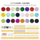 thumbnail image 2 of Kit de fabricación de pulseras Sistenia con cuentas de vidrio de 6 mm, 1400 unidades, 24 colores, 2 of 7