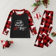 thumbnail image 1 of Pyjama Imprimé Pyjama de Noël pour Filles en Coton Bio pour Tout-Petits, 1 of 3