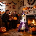 thumbnail image 3 of PiGOGI Christmas Goose Costume Cloak Set Witch Hat Cape Outfit Glitter Fabric for Garden Lawn Goose Statue Holiday Yard Decorative (Goose Not Included), 3 of 7