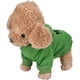 thumbnail image 3 of Ropa para perros/gatos Abrigo cálido con capucha de invierno - Ropa elegante para perros de peluche pequeños (verde) brillar Electrónica, 3 of 5