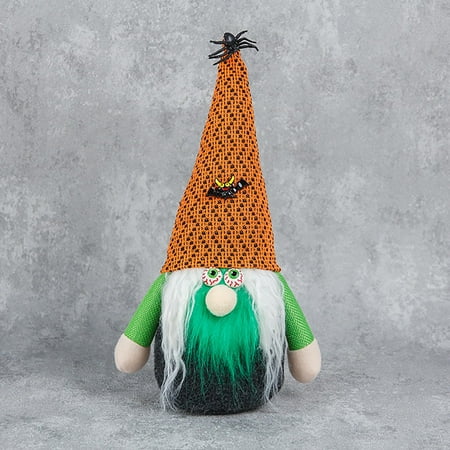 

Yishangzhng Halloween Decorations Staring Beard Red and Green Ghost Old Man Doll Halloween Decoration Decoration Gym Equipment Smart Home