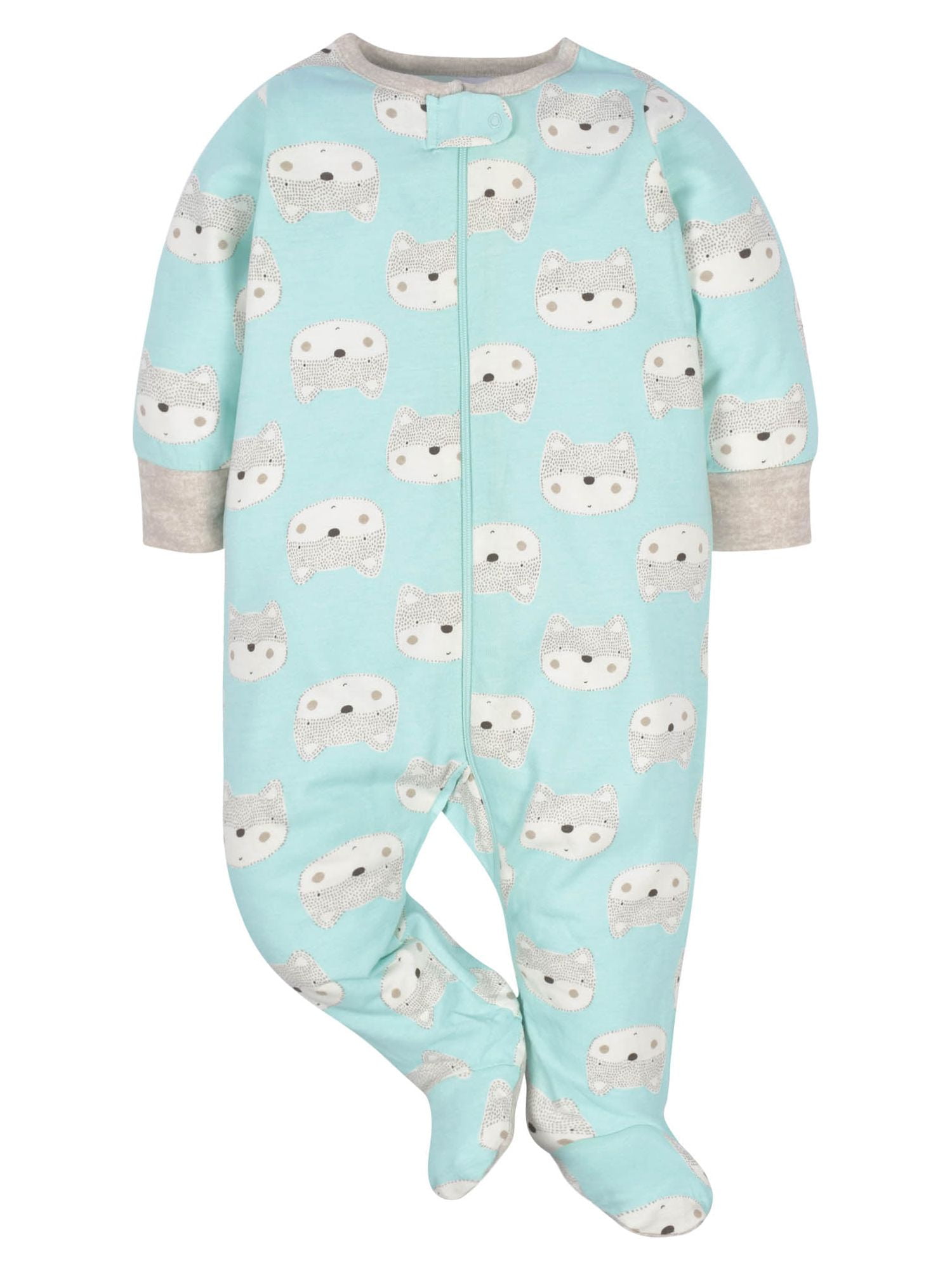Gerber Baby Boy Sleep 'n Play Footed Pajamas, 4-Pack