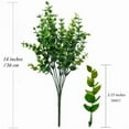 thumbnail image 2 of Viworld 6Pack Artificial Eucalyptus Grass Greenery Grass Simulation Fake Bushes Plants Outdoor Indoor Home Garden Decoration, 2 of 7