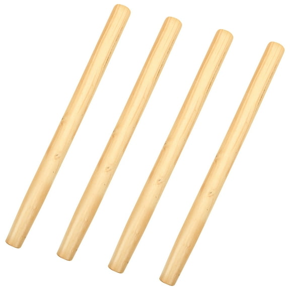 CHICHUMID 4Pcs Wood Shovel Handle for Plant Care and Gardening