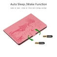 thumbnail image 5 of iPad 7th Generation Case 10.2", Allytech Slim Fit Cat & Women Embossed Smart Cover Auto Sleep Wake Magnetic Drop Protection Stand Cards Holder Wallet Case Cover for Apple iPad 10.2" 2019, Pink, 5 of 8