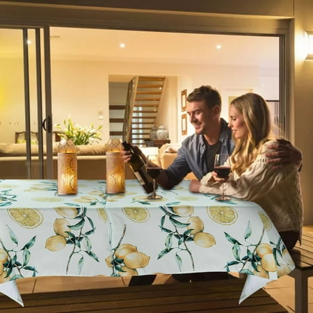 

Huilaibazo Outdoor Zipper Tablecloth With Umbrella Hole Waterproof Beach Table Cloth