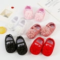 thumbnail image 2 of Baby Learning Walking Shoes Flowers Decoration Babies' Canvas Shoes Sweet Princess Shoes, 2 of 8