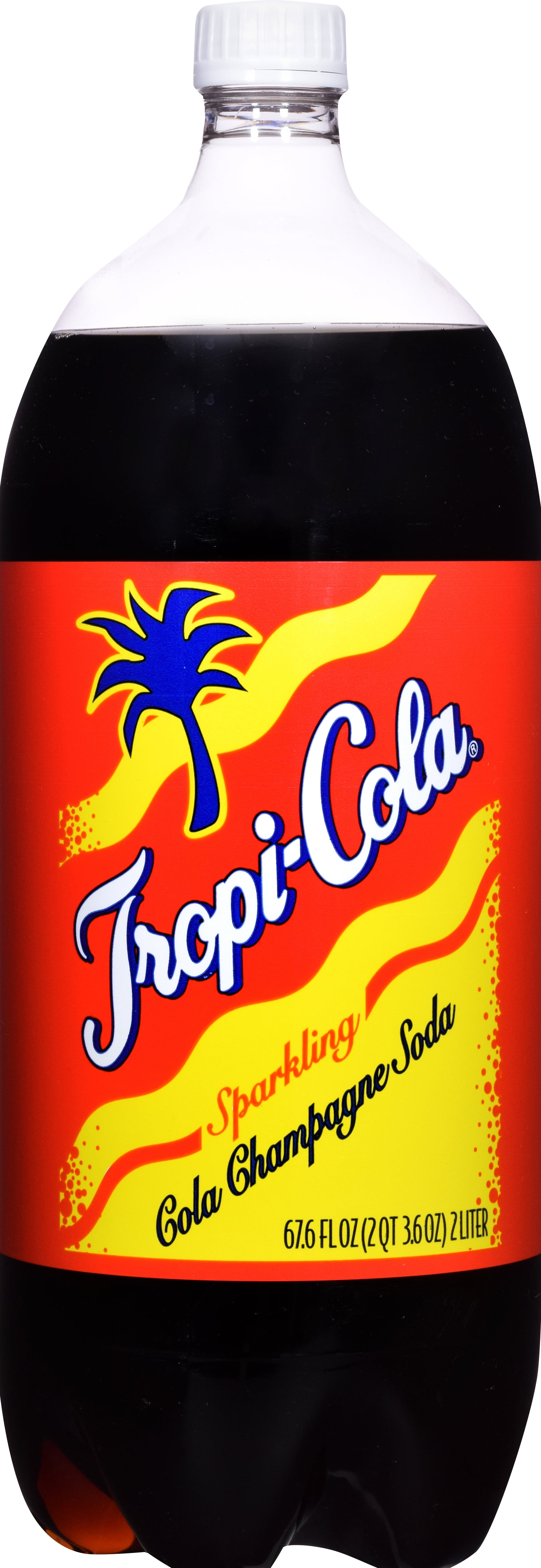 Tropi-Cola Sparkling Cola Champagne Soda, 2 Liter Bottle