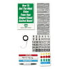 MAGNA VISUAL, INC. Magnetic Board Accessory Kit: Indicators, Strips, Tape, Ltrs/Nos., Marker, Guide