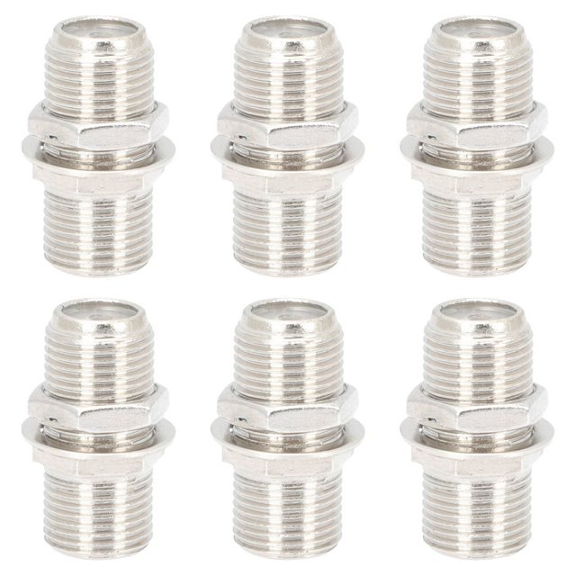 HLONK Cable Coax Adapter Coaxial Connector Rg6 Connectorsextendertype Connection Rg58 Socketaerial Coupler Adapters