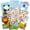 Animal sticker, variant on Funny Animal Stickers, Jungle Animal Stickers,Princess Stickers Make-a-face Sticker Sheets Make Your Own Mix and Match Sticker for School Classroom Techer Reward Birthday Gift