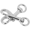 thumbnail image 3 of Stainless Steel Swivel Eye Snap Hook, Diving Snap Hook Practical To Use Multi-purpose Convenient To Use 316 Stainless Steel  for Leashes for Leather Products, 3 of 8