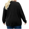 thumbnail image 6 of Neewe Womens Oversized Sweatshirts Crewneck Long Sleeve Tops Fleece Pullover Fall Fashion Clothes L-4XL, 6 of 6