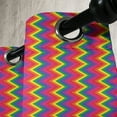 thumbnail image 2 of Ambesonne Geometric Grommet Curtain Single Panel, Zig Zag Chevron Shape, 50"x60", Multicolor, 2 of 5