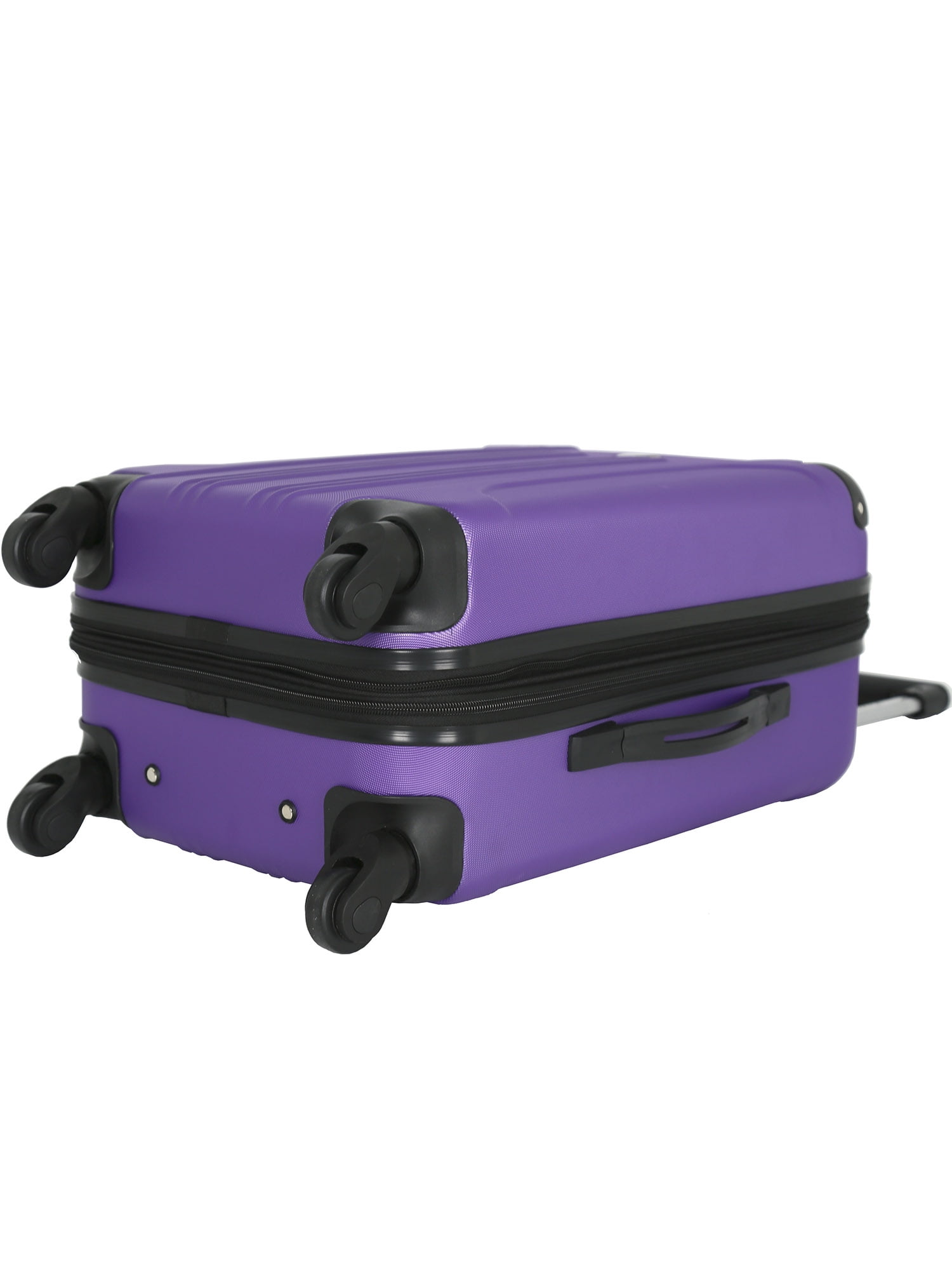 Travelers Club 20" Hard Side Rolling Carry-On Luggage - Purple