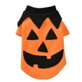 thumbnail image 2 of SPRING PARK Dog Cat Halloween Pumpkin Costume,Pet Cosplay Costumes,Puppy Warm Outfits Fleece Animal Autumn Winter Cardigan Outfits, 2 of 7