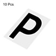 thumbnail image 3 of Letter P Patches Iron on Heat Transfer Letters 2 Inch Black Letter DIY 10 Pack, 3 of 6