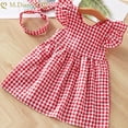 thumbnail image 2 of Vestidos de verano para niñas, vestidos de verano para niños, sin mangas, bonito estampado de paraguas, cuello redondo, vestido acampanado, vestidos de princesa de verano para niñas Tan Jianjun unisex, 2 of 2