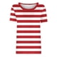 thumbnail image 4 of TaTaai Womens Casual Slim Fit T Shirt Fashion Unstructured Print Round Neck Short Sleeve Top Soft Stretchy Comfortable Blouse for Daily Wear Summer Vacation Gift, 4 of 4