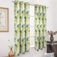 thumbnail image 3 of Lemon And Leaves 2pcs Blackout Curtains For Living Room Bedroom Grommet Top Window Set for Left And Right Biparting Open, 3 of 6